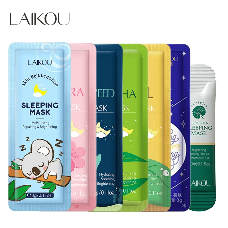 【7種セット】LAIKOUスリーピングマスク|毎日変わる香りと潤い