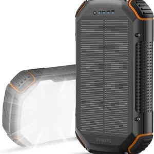 Philips ソーラーモバイルバッテリー 20000mAh