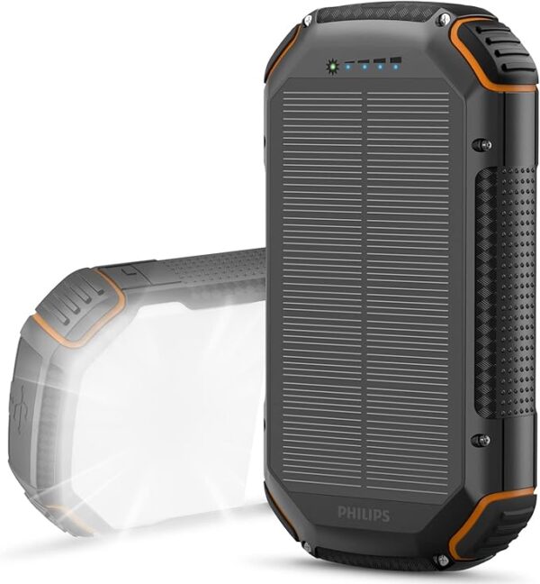Philips ソーラーモバイルバッテリー 20000mAh