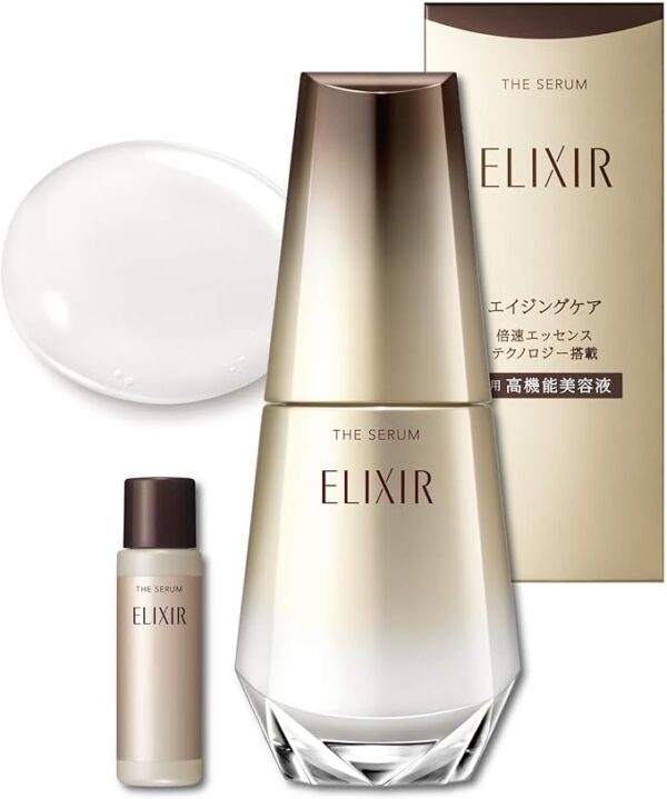 ELIXIR エリクシール ザ セラム 50mL+5mL 医薬部外品 美容液 トラネキサム酸 ハリ うるおい エイジングケア シュペリエル 資生堂 【Amazon.co.jp限定】【増量サンプル付き】