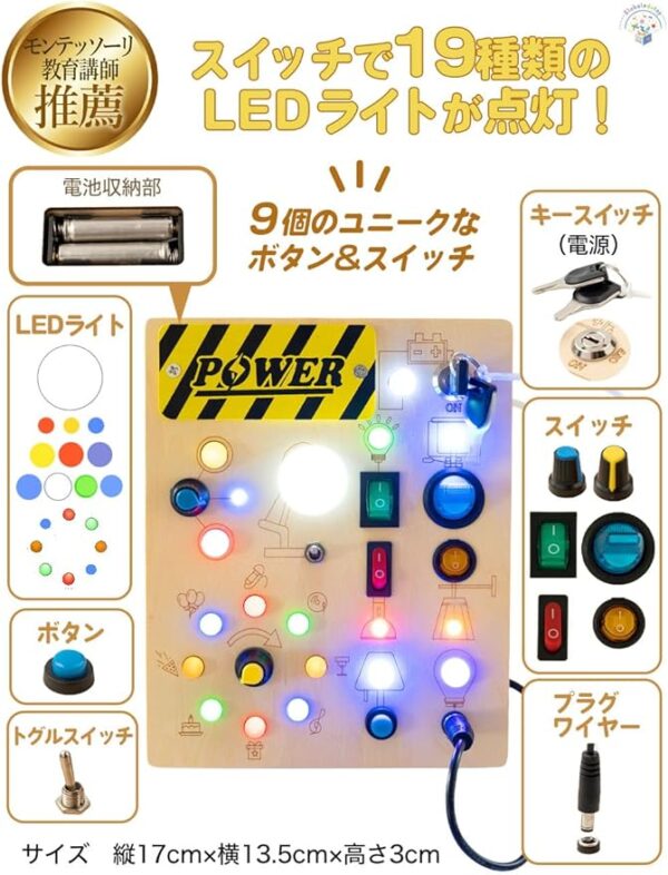 モンテッソーリ ピカピカ★ビジーボード - 画像 (5)