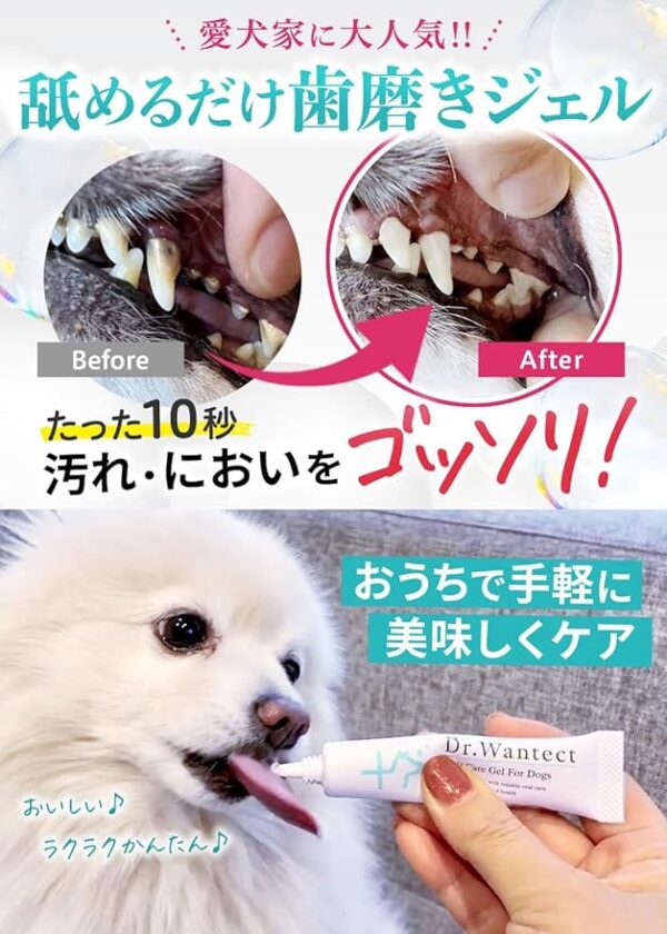 Ｄｒ．Ｗａｎｔｅｃｔ 犬用 歯磨きジェル - 画像 (3)